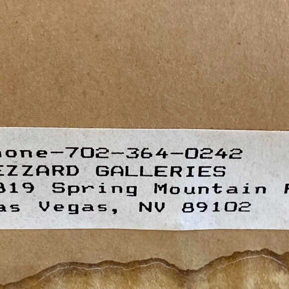 GOLD FRAME FEMALE PRINT SIGNED - SIZE 24 X 18 - Picture 4 of 8